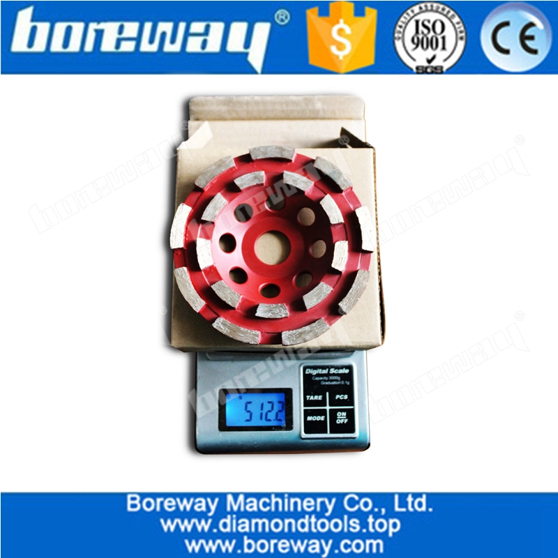 Ruota per tazza diamantata professionale da 125mm per calcestruzzo