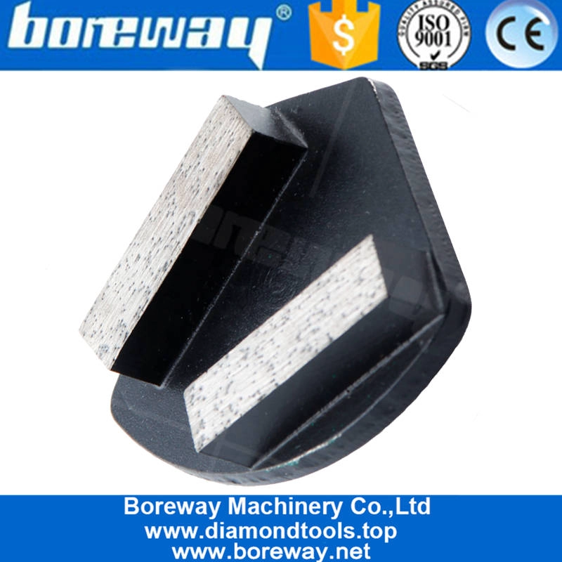 Professional Metal Trapezoid Shape Grinding Pad 40*10*10 Concrete Floor Polishing Disc Manufacturer 2020