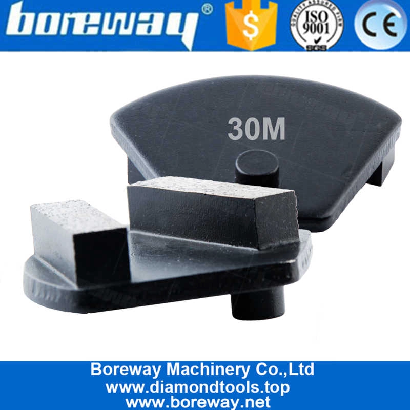 Professional Metal Trapezoid Shape Grinding Pad 40*10*10 Concrete Floor Polishing Disc Manufacturer 2020