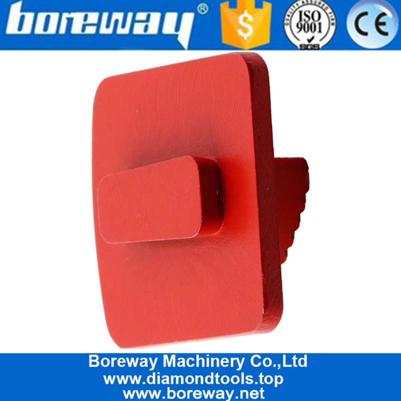 Tampone per molatura professionale Redi-Lock a due forme tonde Utensili diamantati per legante metallico Tamponi per lucidatura per scarpe in cemento per i fornitori