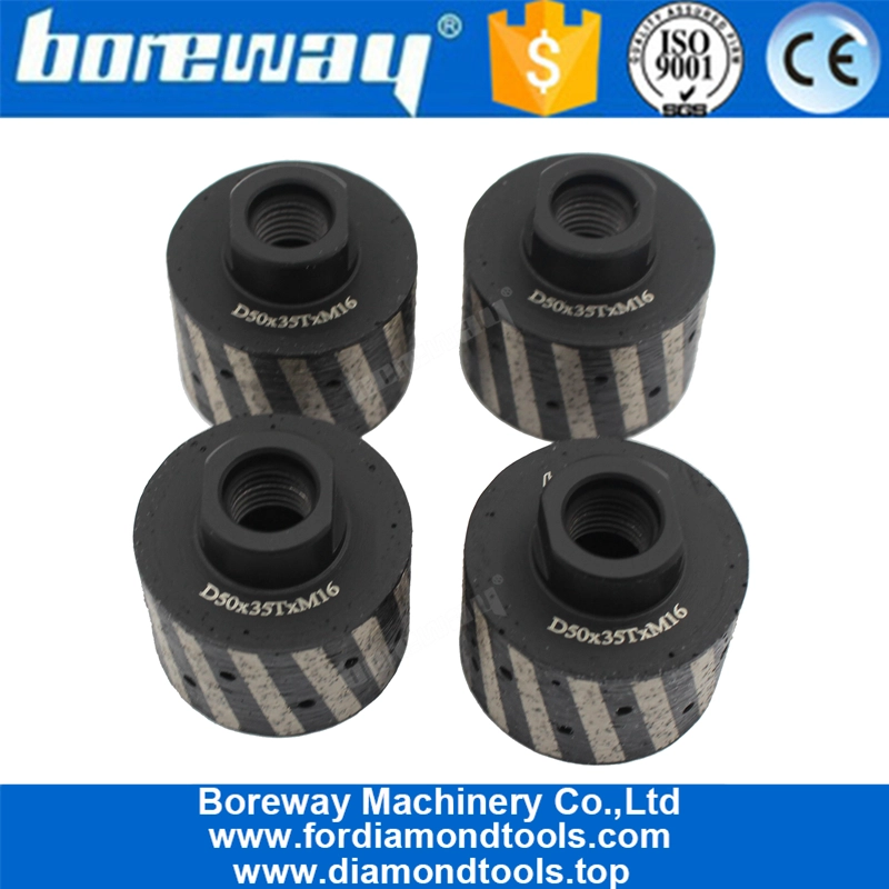 D50 الراتنج مليئة cnc مجزأة طبل عجلة تلميع لحجر حوض معالجة سلاب الصانع