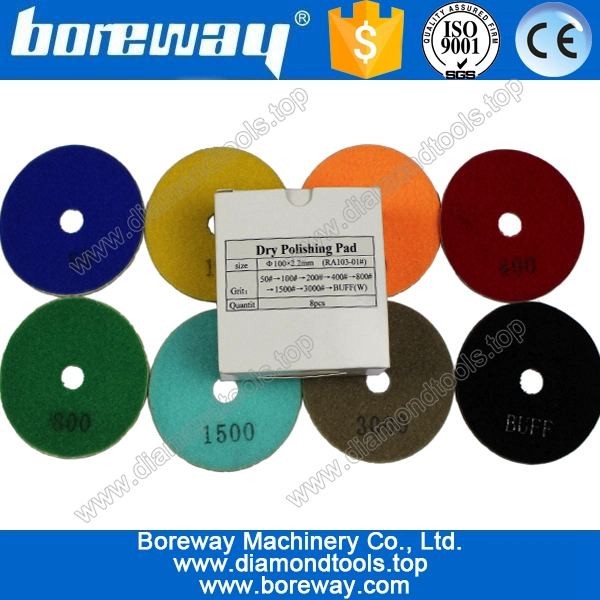 शुष्क उपयोग हीरा पीस और चमकाने पैड राल