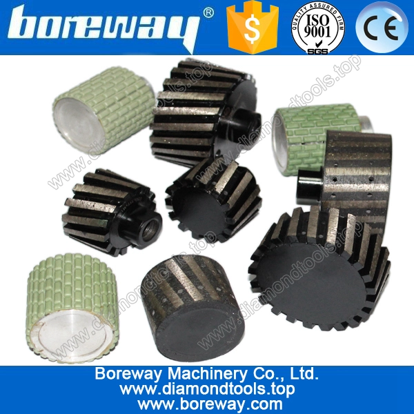 Résine diamant rempli roue de polissage de tambour