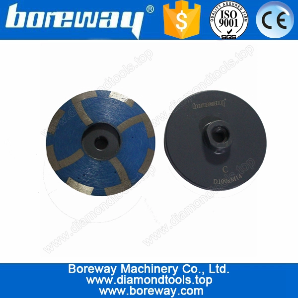 Resin filled granite cup disc