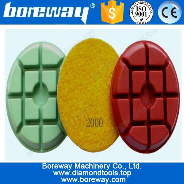 수 지 화강암 바닥 연마 패드, 벨크로 패드 돌을 연마