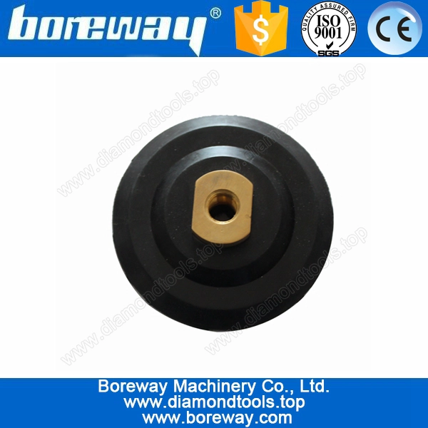 कठोर backer पैड हीरा चमकाने, वेल्क्रो कठोर backer पैड पत्थर के लिए