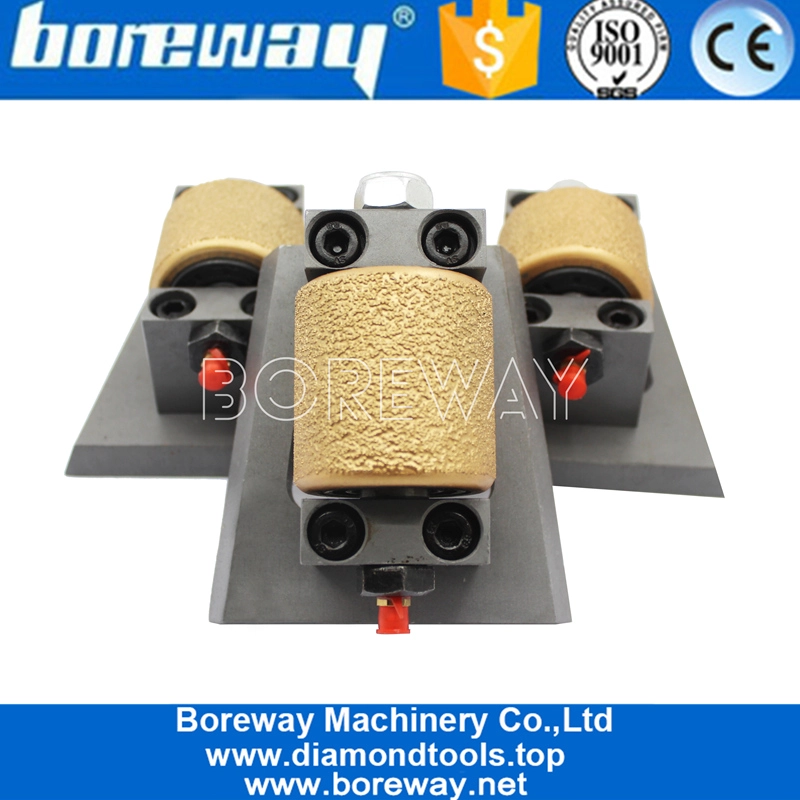 Rotierende Vakuumlötbuschhammerwalze mit Stahlbasis