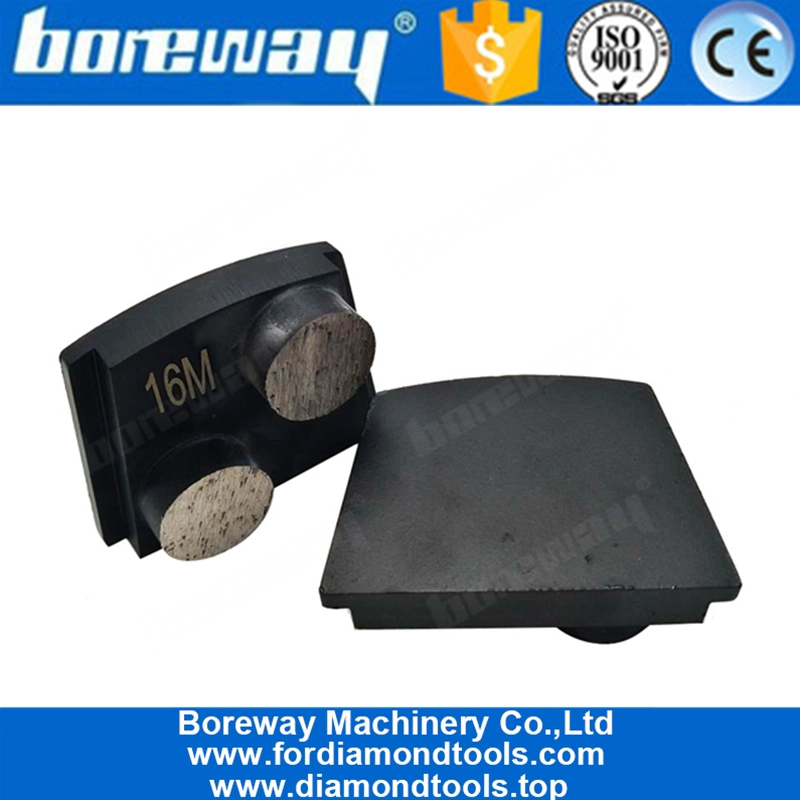 PHX कंक्रीट तल की चक्की के लिए गोल ट्रेपोजॉइड डायमंड पीस जूते