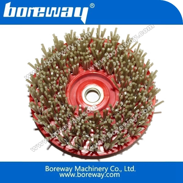 라운드 연마 브러쉬