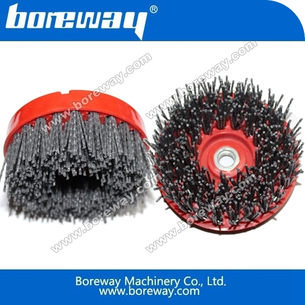 라운드 연마 브러쉬