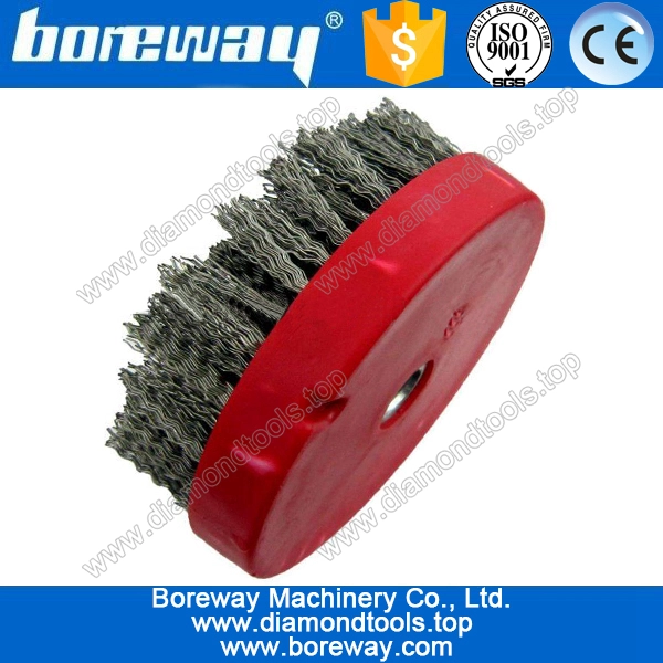 Rundstahlschleifbürste für Stein