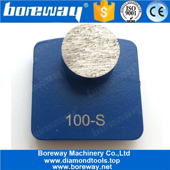 단 하나 둥근 세그먼트를 가진 Scanmaskin 다이아몬드 구체적인지면가는 신발