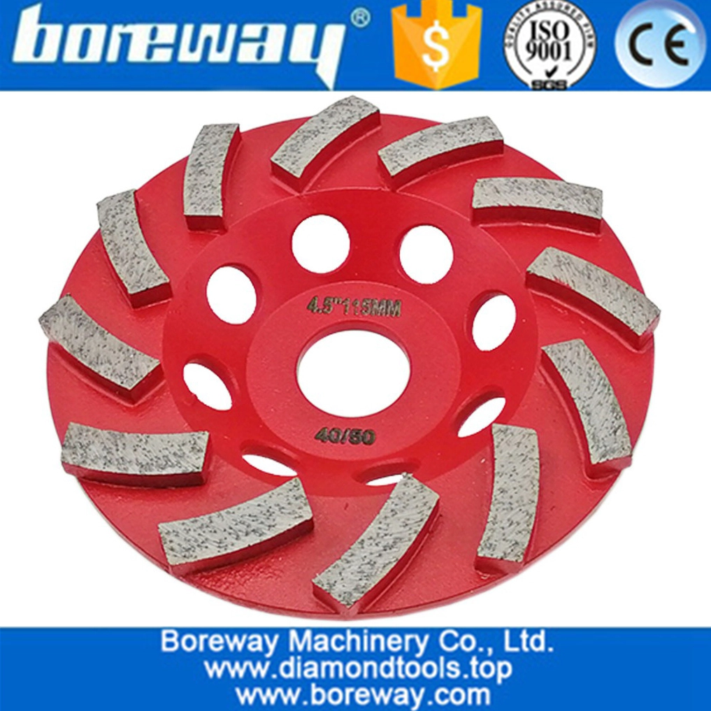 सिरेमिक टाइल हीरा पीसने कप पहिया आपूर्तिकर्ता के लिए विभाजित टर्बो रिम हीरा पीसने डिस्क कप व्हील