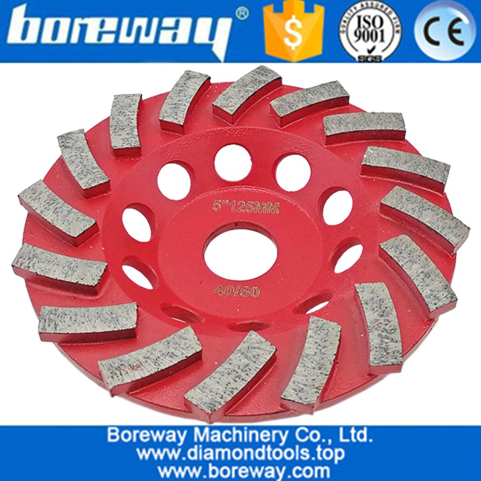 सिरेमिक टाइल हीरा पीसने कप पहिया आपूर्तिकर्ता के लिए विभाजित टर्बो रिम हीरा पीसने डिस्क कप व्हील