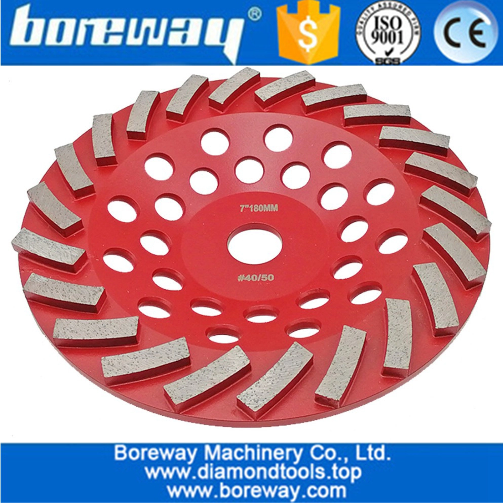 सिरेमिक टाइल हीरा पीसने कप पहिया आपूर्तिकर्ता के लिए विभाजित टर्बो रिम हीरा पीसने डिस्क कप व्हील