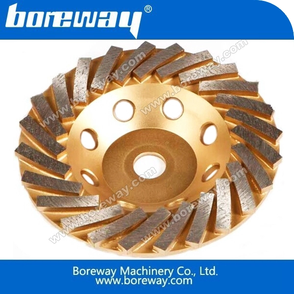 Segmentato turbo tazza mole diamantate