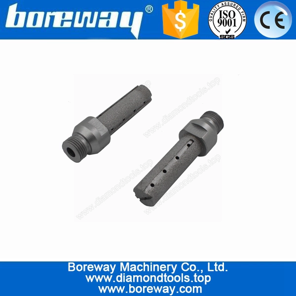 Vendi vuoto brasato tubo Finger Drill Bit per granito D20 * 65T * 1/2 "G