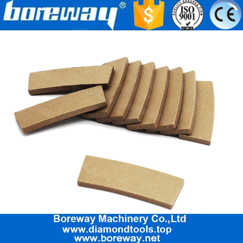 Scharfer Diamant-Sägeblattsegment für Steinkantenschneiden