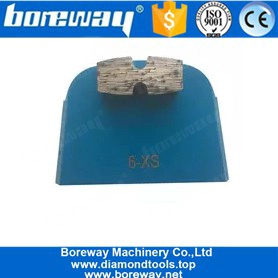 Scharfes Schleifen von Lavina Diamantwerkzeugen mit einem einzelnen H-förmigen Diamantsegment