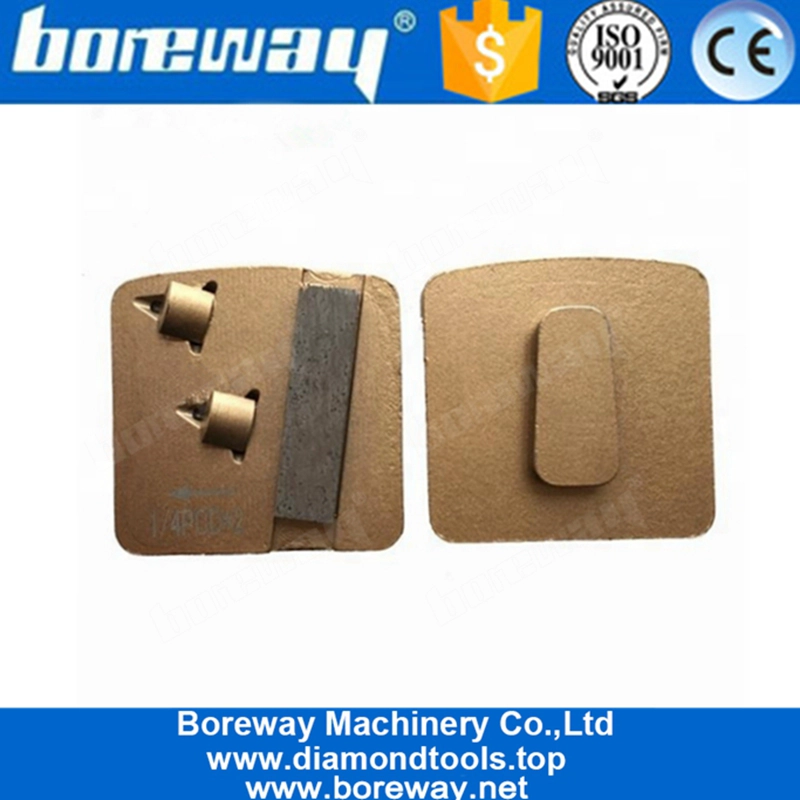 Scharfes Segment Zwei PKD Redi Lock PKD Diamantschleifblock zum Entfernen von Epoxidklebstoffbeschichtungen