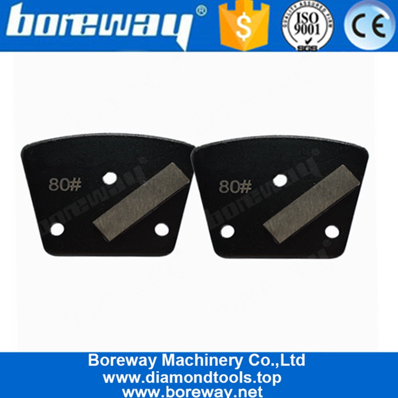 कंक्रीट और टेराज़ो फ्लोर के लिए सिंगल बार सेगमेंट ट्रेपेज़ॉइड डायमंड ग्राइंडिंग हेड