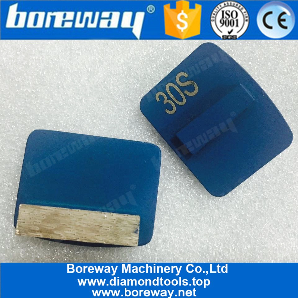 Ala de pulido del diamante del segmento de la forma del rectángulo solo para la máquina de pulir de Husqvarna