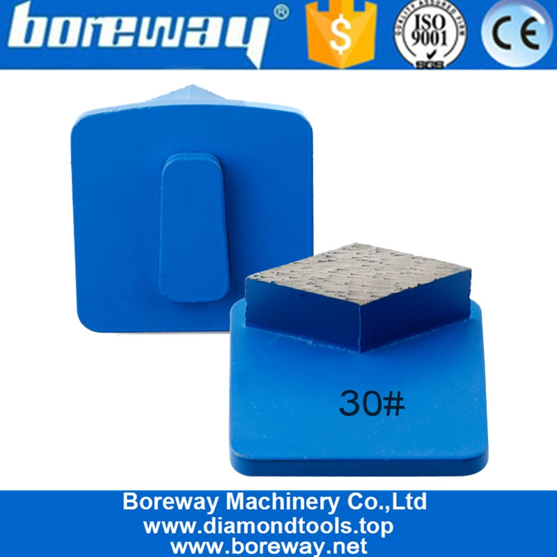 Single Rhombus Segment Husqvarna Bar Grinding Pads Metal Bond Redi Lock Diamond Tooling Grinding For Supplies