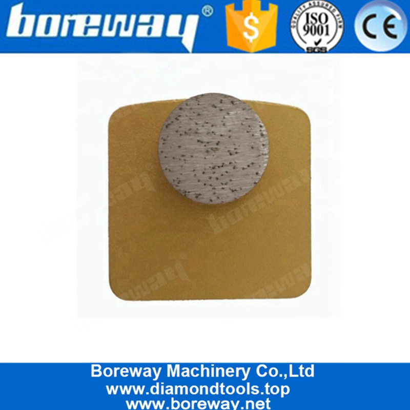 Scarpe abrasive diamantate con lucchetto Redi a segmento tondo per pavimento in cemento e terrazzo