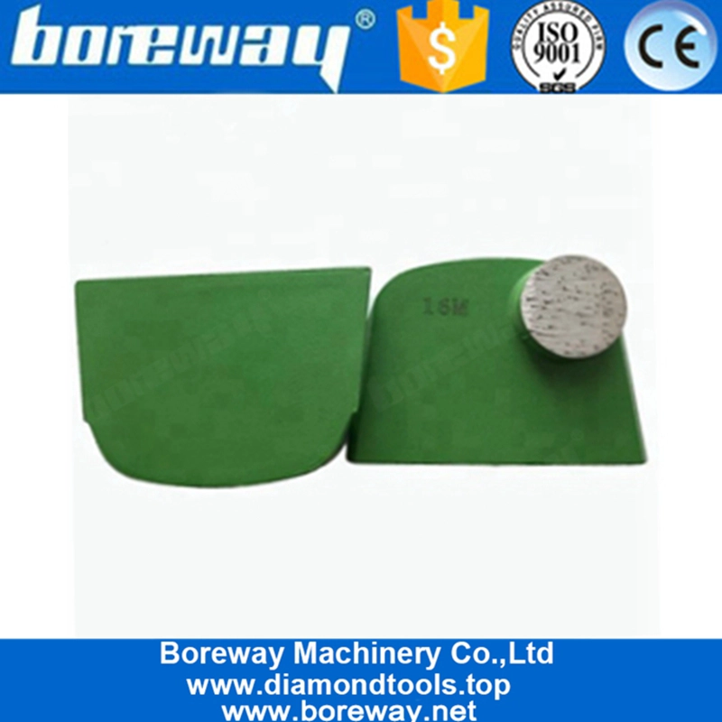 Pattini abrasivi diamantati trapezoidali Lavina Quick Segment a singolo segmento per pavimento in terrazzo in cemento