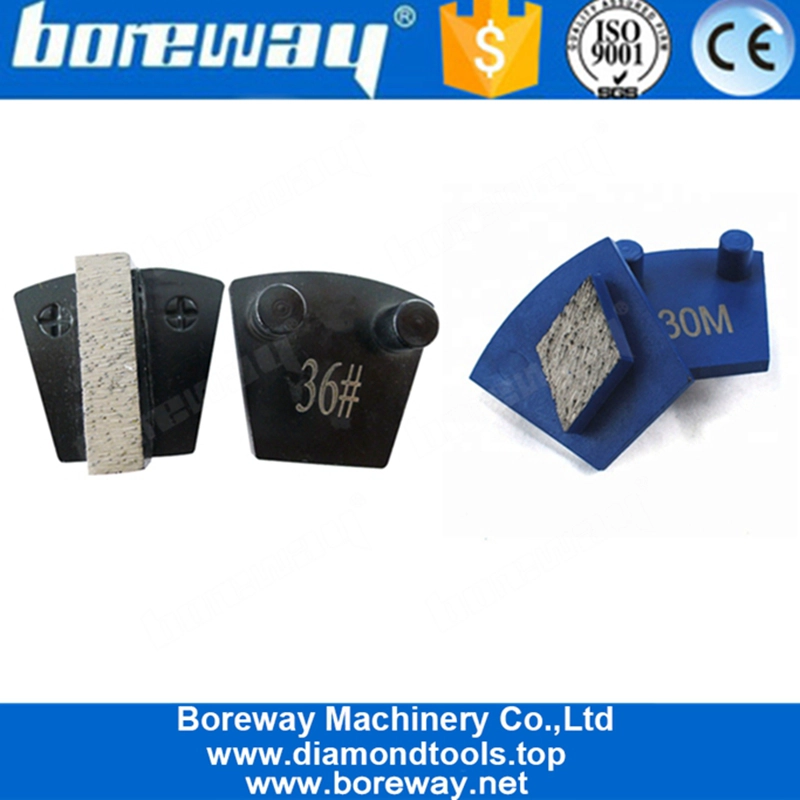 Ботинки диаманта одиночного сегмента Redi замка 2 шлифовальные меля для конкретного пола и каменной поверхности