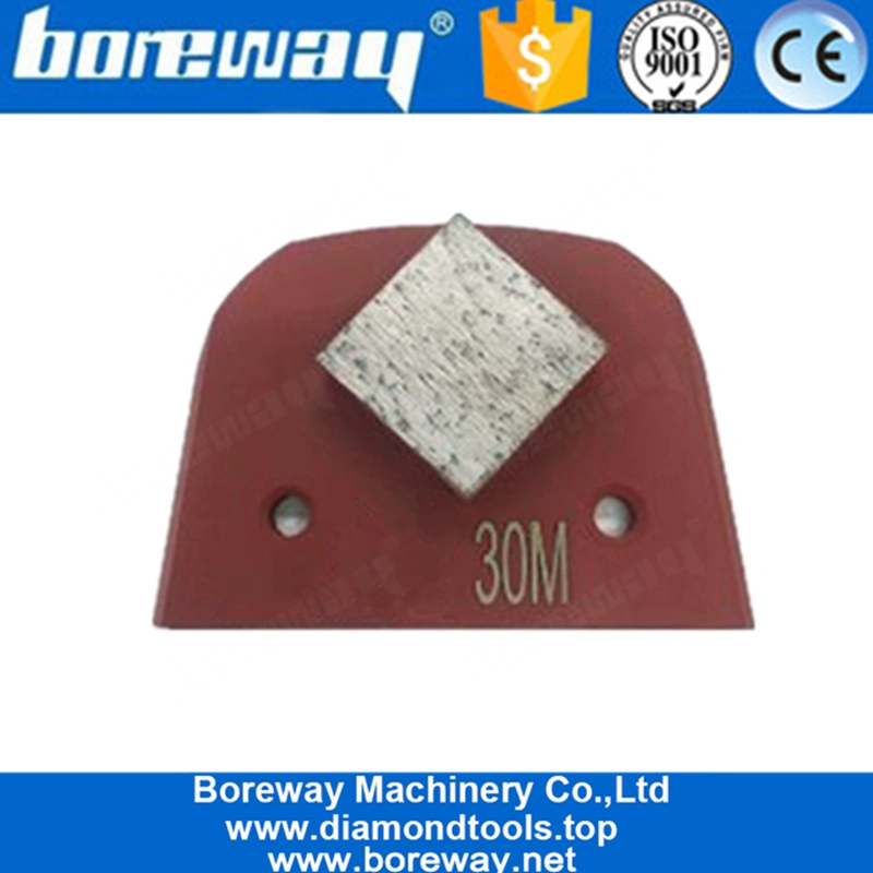 कंक्रीट स्क्वायर नवीनीकरण के लिए सिंगल स्क्वायर सेगमेंट लवीना कंक्रीट डायमंड पीस जूते