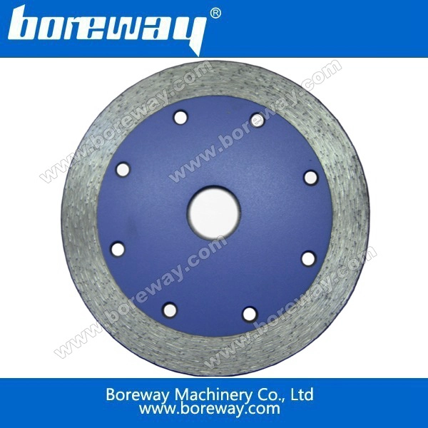 Sintered continuous rim ceramic blade