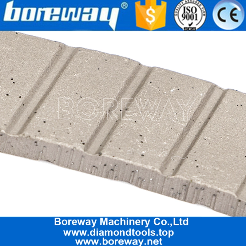 Segmento di lama di taglio a forma di slot a forma di slot per il taglio del granito