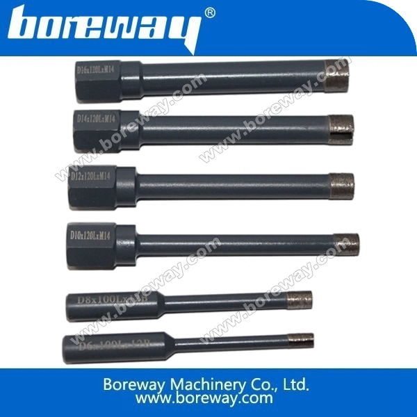 छोटे व्यास हीरे की कोर ड्रिल बिट