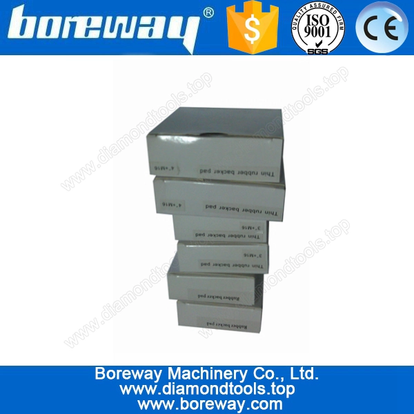 लचीला backer नरम रबर पैड पैड, पत्थर के लिए हीरा रबड़ backer पैड चमकाने के लिए