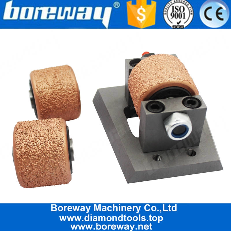 特別設計ホースシュータイプ真空ろう付けブッシュハンマーローラー