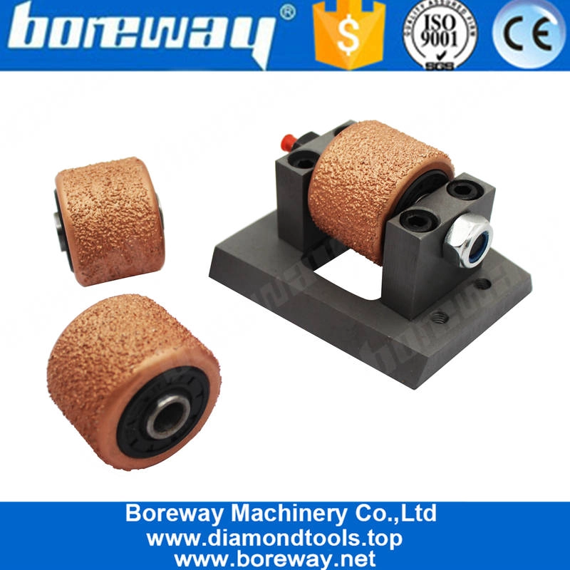 特別設計ホースシュータイプ真空ろう付けブッシュハンマーローラー