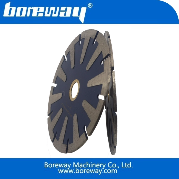 仕様125 * 2.4 * 8 * 22.23ミリメートルのT-歯セグメント化されたブレード・ポイント