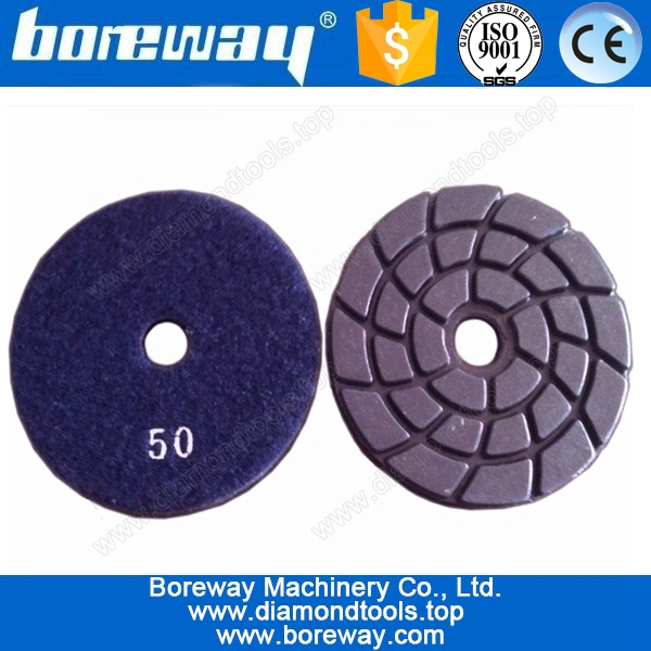 석재 용 패드를 샌딩 나선형 대리석 다이아몬드 수지 바닥 연마 패드,