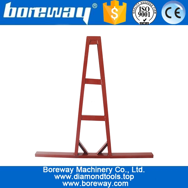 Acciaio in lastra di pietra Una cremagliera di telaio