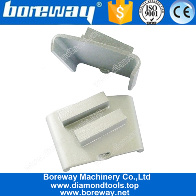 Lieferant von quadratischen Doppelsegment Diamant Trapez-Schleifblöcke zum Schleifen von Betonboden