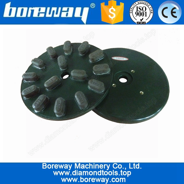 10「花崗岩の板を研削樹脂を供給