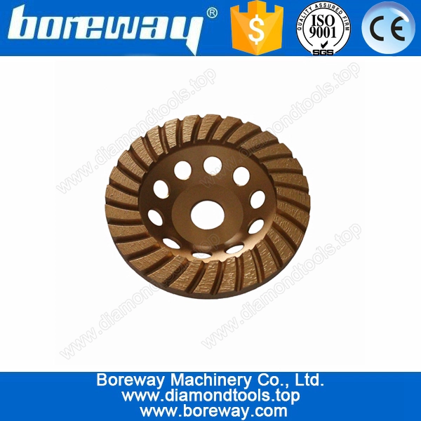 Supply 125mm Sintered Diamond Cup Grinding Wheel for stone,diamond cup cutting disc for granite