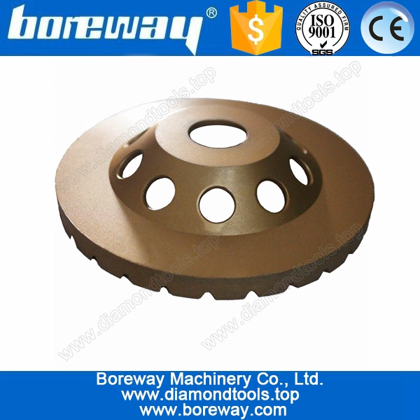 Supply 125mm Sintered Diamond Cup Grinding Wheel for stone,diamond cup cutting disc for granite