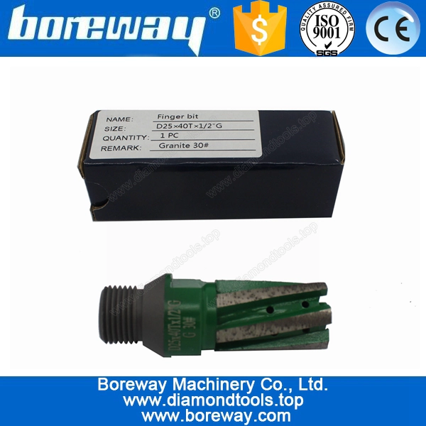 ग्रेनाइट D25 * 40T * के लिए आपूर्ति 30 # सीएनसी डायमंड फिंगर सा 1/2 "जी