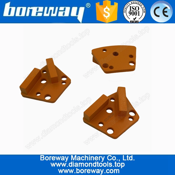 Fornitura di n. 60/80 trapezoidale cemento dischi abrasivi per piano, diamante legante metallico piano blocco di macinazione