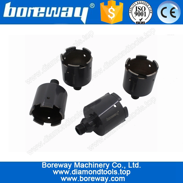 स्टोन D70 * 110L * 1/2 "जी / M14 के लिए डबल धागे के साथ आपूर्ति 70mm हीरा कोर ड्रिल बिट्स