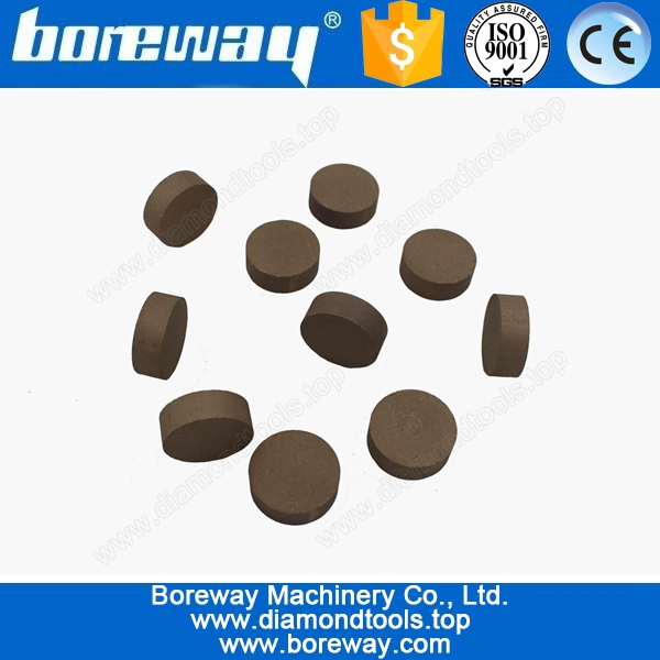 Alimentazione 80# Round segmento per pavimento di marmo rettifica blocco D30 * 10T