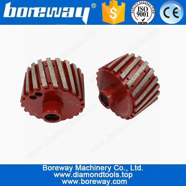 Grobe Segment Trommel Schleifscheibe für Removal Verunreinigungen D75 liefern * 45 t * 5/8"-11