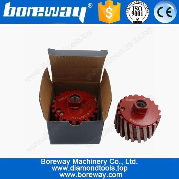 Grobe Segment Trommel Schleifscheibe für Removal Verunreinigungen D75 liefern * 45 t * 5/8"-11